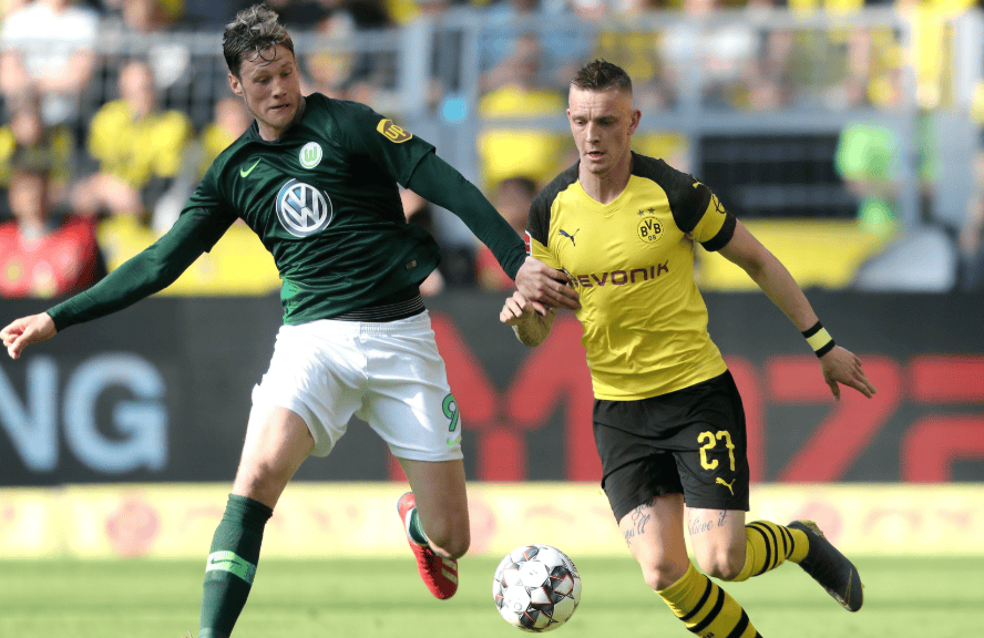 沃尔夫斯堡与门兴格拉德巴赫战平收场