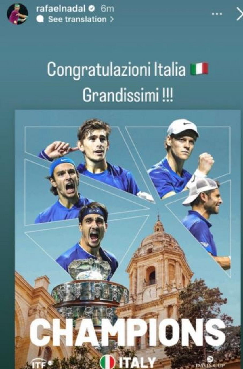 关于戴维斯杯完胜法网，纳达尔扛起全队的信息